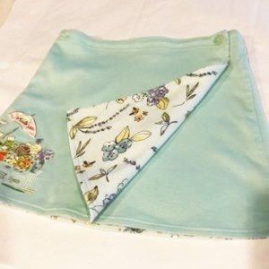 Skirt wrap girls size 6 cotton Gymboree new reversible Bonjour Provence-